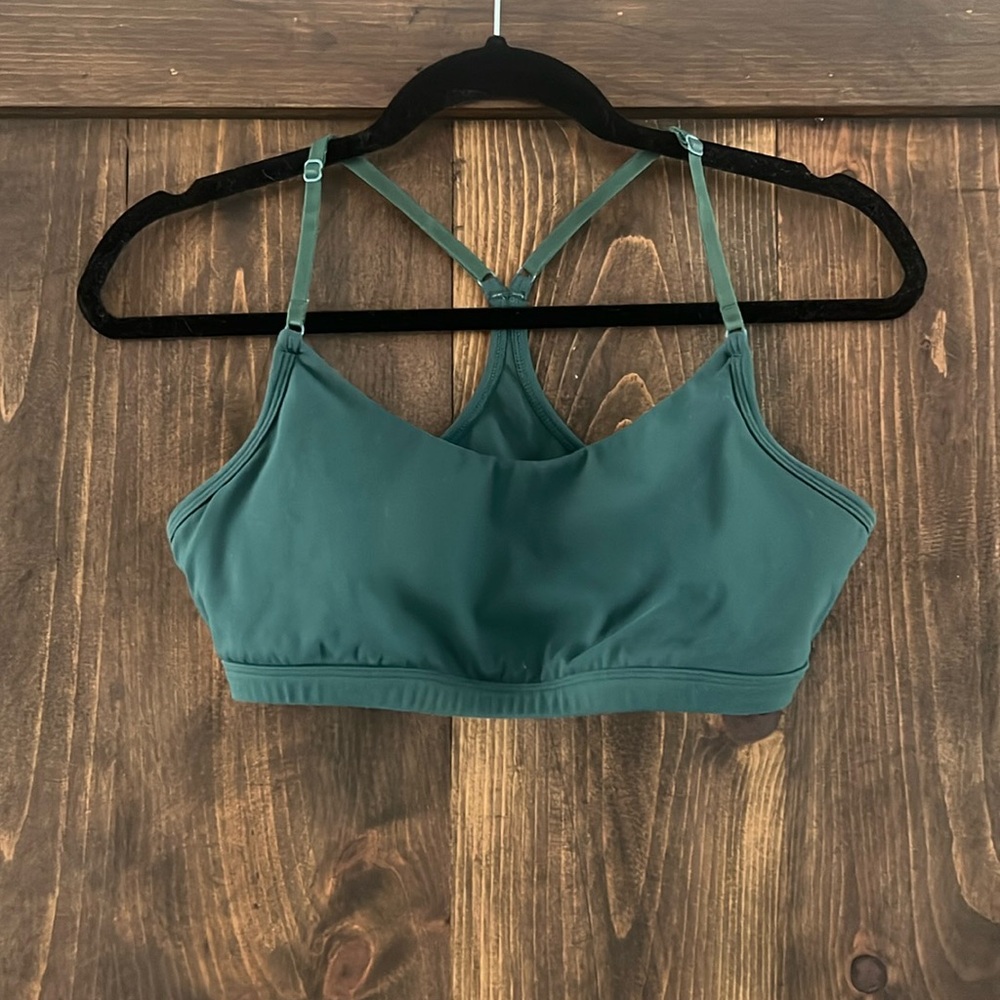 P’tula racer back sports bra.